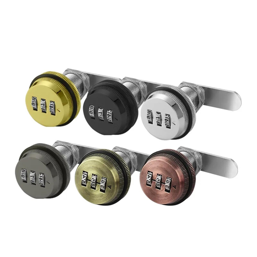 25Mm Black Lock Ring Combination Cabinet Lock With Secure Locking Mechanism And Durable Metal Construction 9771547871842