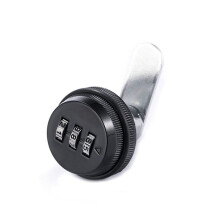 3 Digit Cabinet Combination Lock Keyless Zinc Alloy Cam Lock for Drawer Door and Mailbox
