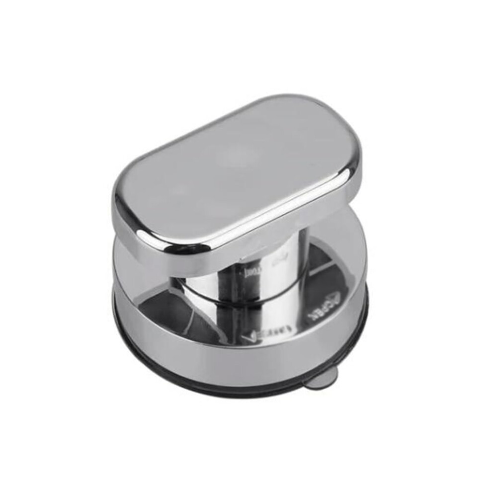 Suction Cup Shower Handle with Vacuum Lock, Safe Grip Bathroom Grab Bar for Bathtub Safety