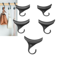 Hanging Bag Hooks 10PCS Plastic Closet Hooks for Purses Bags Belts Scarves