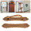 Sliding Barn Door Handles & Pulls - Double Sided Metal Hardware Large Size Kit 1
