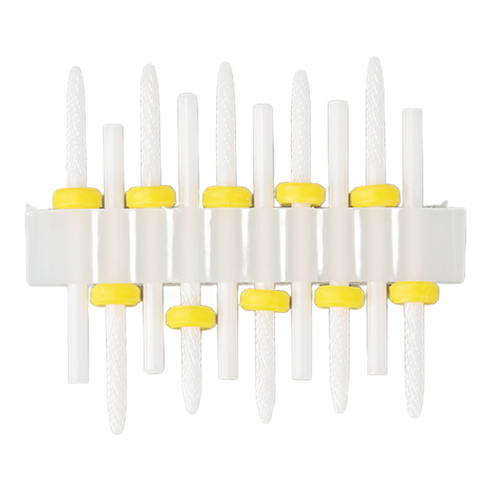 10pcs Ceramic Cuticle Remover Bits for Nail Drill