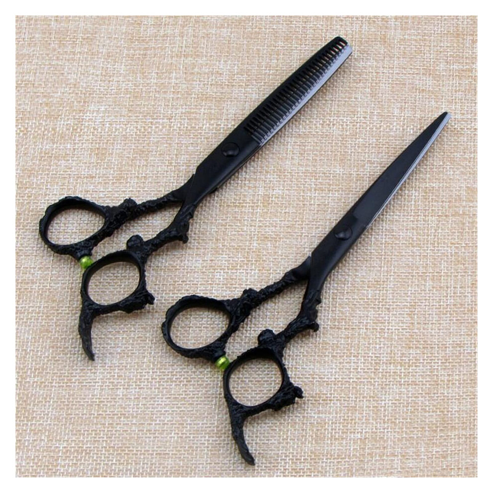 Professional Hair Cutting Scissors Set 5.5 Inch and 6 Inch Salon Shears with Ergonomic Grip