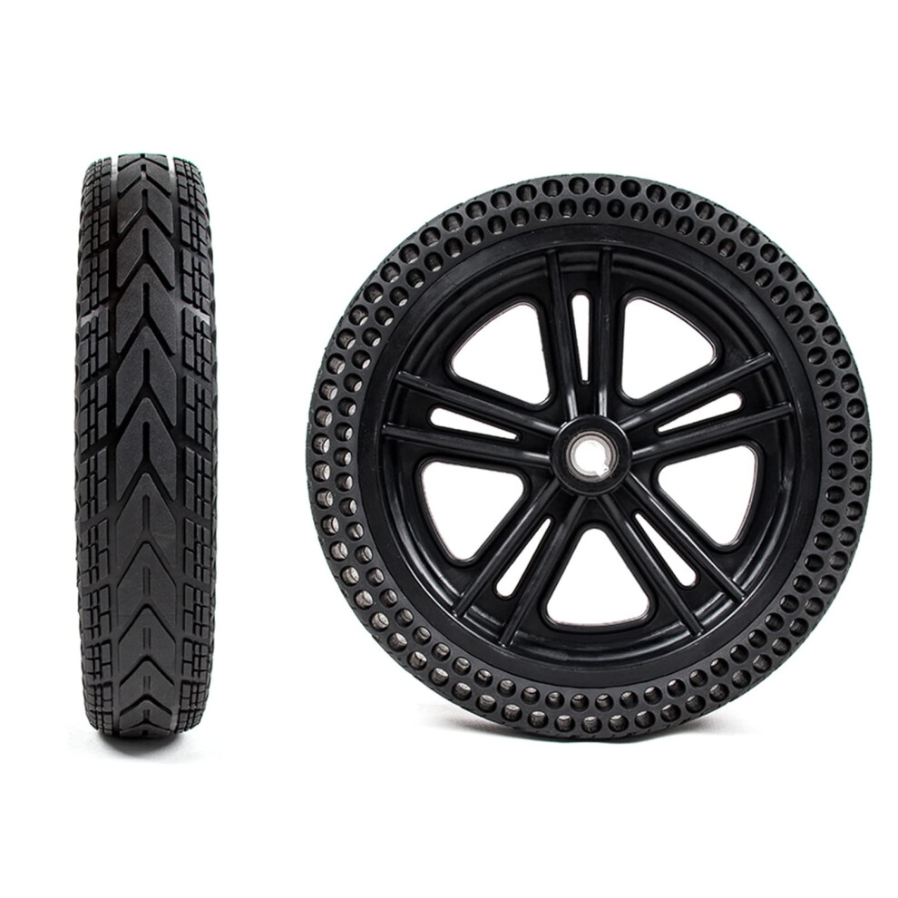 12 Inch Wheelchair Replacement Wheels, PU ExplosionProof Solid Tires, Honeycomb ShockAbsorbing Design, Durable Rear Wheels for Electric Wheelchairs