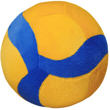 Soft Volleyball Themed Cushion Sports PP Cotton-Huanglan 30cm