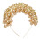 Delicate Wedding Headpiece Pearls Headband with Artificial-Gold 1