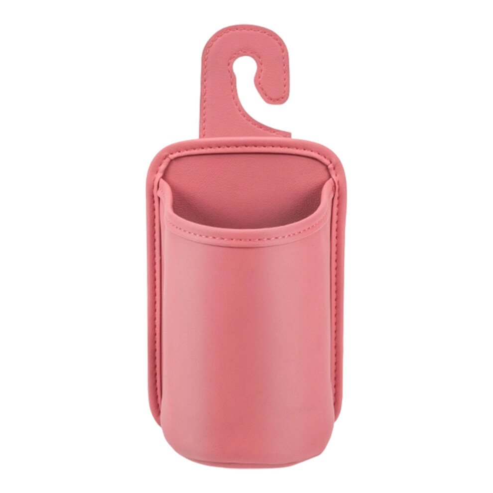 Practical Automobile Seat Hanger With Cup Storage- Pink 7754004361379