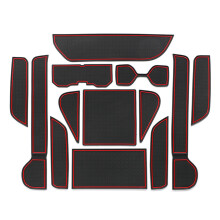 Perfect Door Panel Slot Cover NonSlip Organizers Mat-Red RAV41