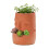 Whimsical Tribal Molded Face Pot produced From Durable 4