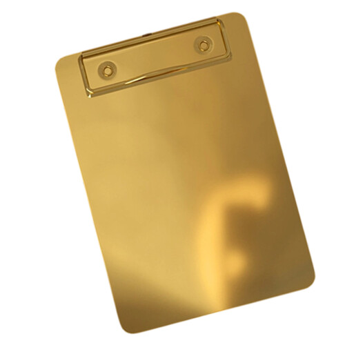 Scratch Resistant Rustproof Stainless Steel Clipboard-15X10.5