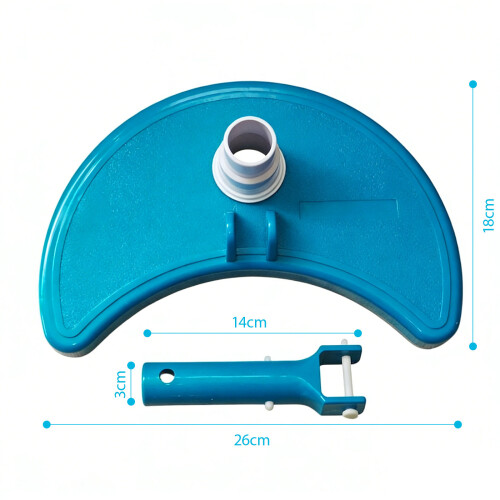 Flexible Swimming Pool Vacuum Head Designed For Debris Pickup 2