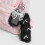 Trendy Styles Plush Keychain With Tail And Bowknot Designs-Pink 5