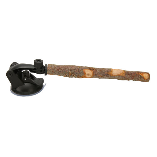 Adjustable Bird Perch Stand 15cm: Secure Window Suction for Cockatoos 1