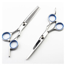 6 Inch Stainless Steel Hair Cutting Scissors, Professional Hairdressing Shears for Smooth Precision and Dual Purpose Use