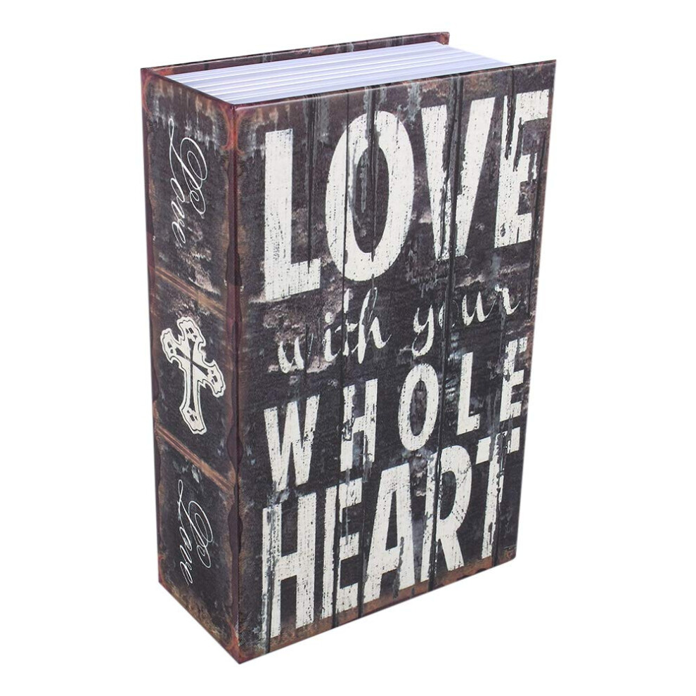 Book Safe With Key Lock, Hidden Dictionary Safe For Cash And Jewelry, Discreet Book Appearance (Love) 9351714496407