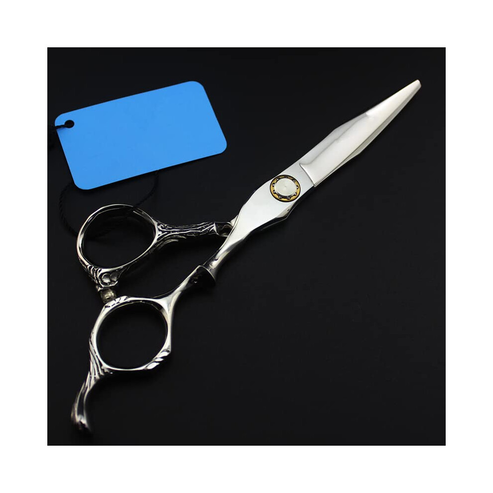 Professional Hair Cutting Scissors 6 Inch Japanese 440C Barber Shears Ultra Sharp Blades Ergonomic Grip Ref: 4827
