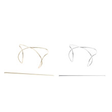 Hair Bun Maker and Metal Hair Cuff Pin, Elegant Bun Styling with Secure Pin Lock for Women