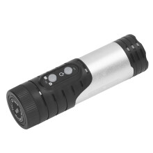 H68A Silver Helmet Cam 1080P 120 256GB Micro SD