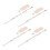 2 Pairs Concealed Heel Straps, Adjustable, White 1