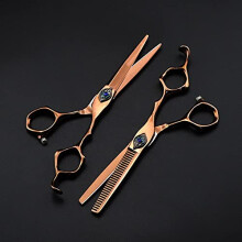 Professional Hair Cutting Scissors 6 Inch Japanese 440C Barber Hair Shears with Sharp Durable Blades