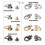 20Pcs Screwback Round Head Rivet 8mm DIY-chrome Design 1 4
