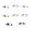 20Pcs Screwback Round Head Rivet 8mm DIY-chrome Design 1 5