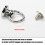 20Pcs Screwback Round Head Rivet 8mm DIY-chrome Design 1 7