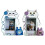 2Pcs Clear Acrylic Picture Frame Cute Cats-Translucent Blue 2