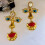 Boucles d'oreilles/collier en cuivre à la mode,-collier 6