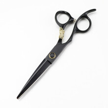 Left Handed Hairdressing Scissors 6 Inch 440C Stainless Steel Ergonomic Handle for Salon and Home