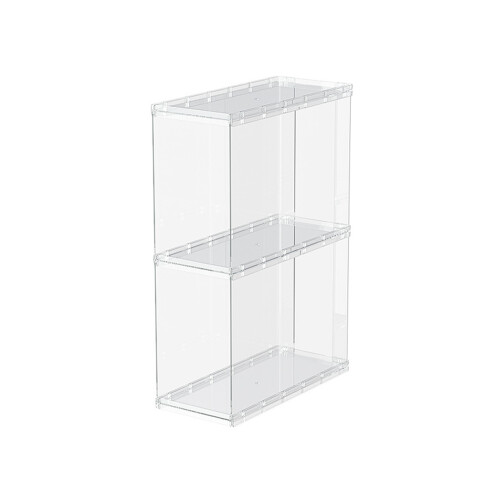 Conteneur de rangement de sac modulaire empilable,- deux étages