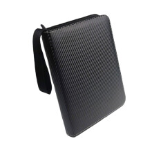 Large Capacity 4 Compartment Side Access PU Leather Card-2