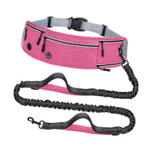 Brightened Waist Bag Pet guide For Hiking Walking Running-Pink