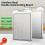 Kitchen Double Sided Stainless Steel Cutting Board For-gezi 7