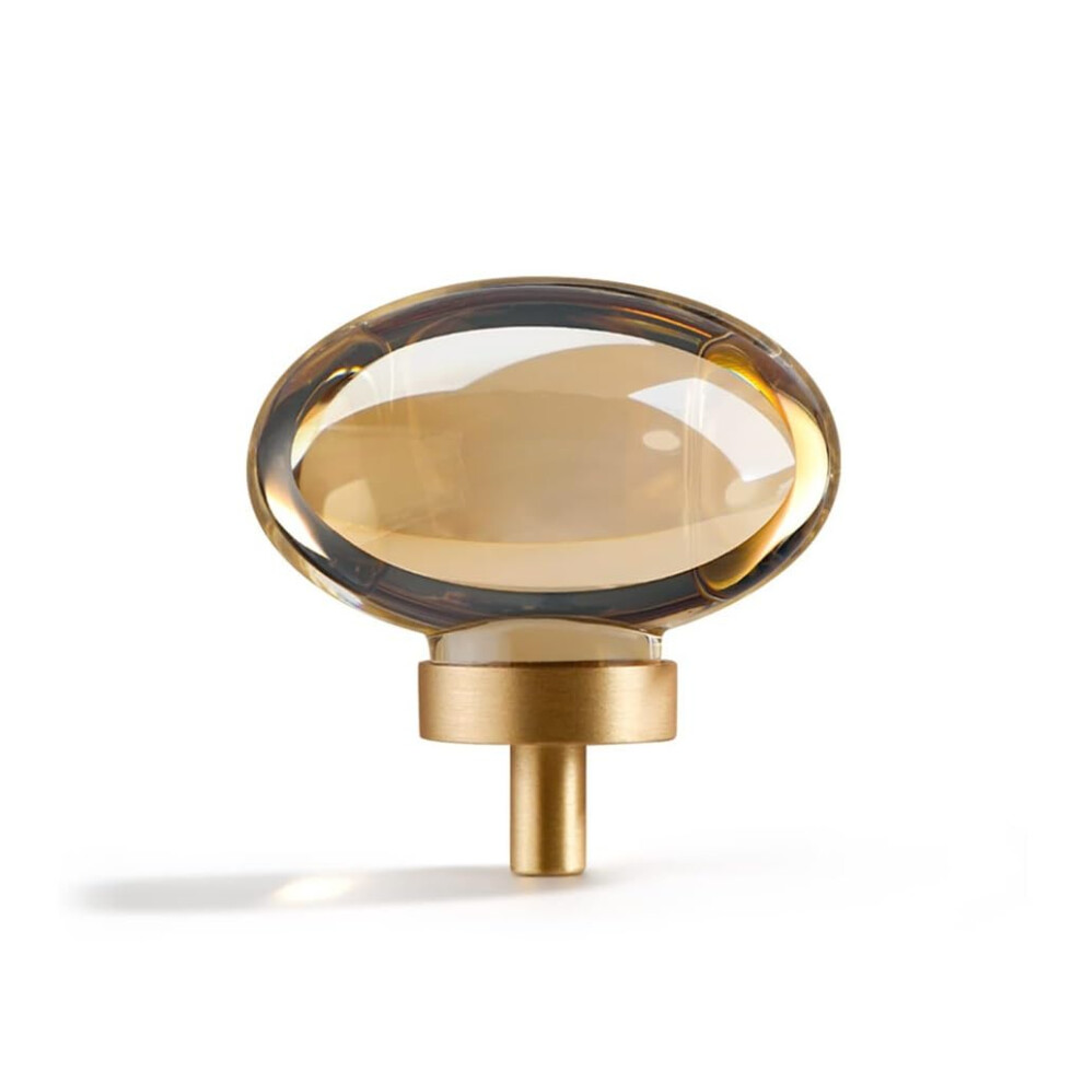 Crystal Cabinet Handle Oval Crystal Cut Wardrobe Pull With Durable Zinc Alloy And Antirust Finish 9771547872962