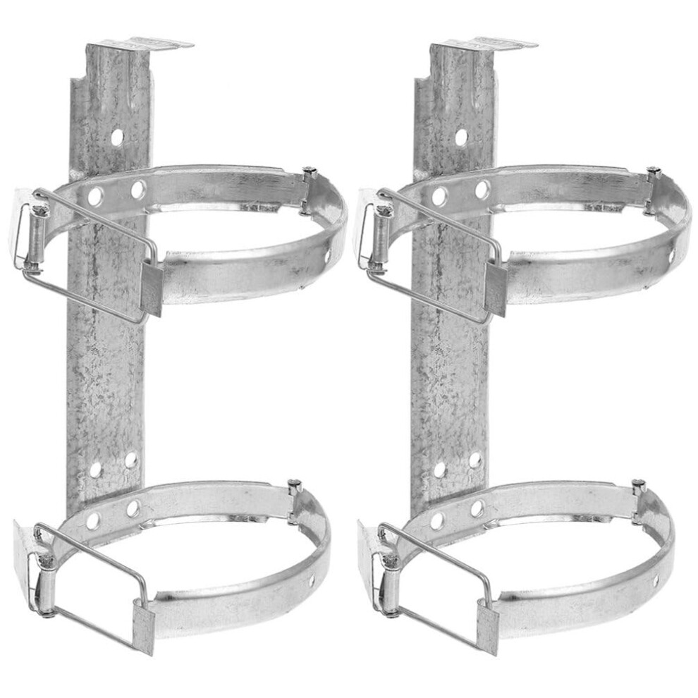 2Pcs Heavy Duty Fire Extinguisher Wall Mount Bracket Kit For Vehicle, Office, And Home Use 9330225348290