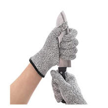 Food Grade Stainless Steel Mesh Cut Resistant Gloves for Kitchen Fish Filleting and Meat Cutting (Size M, 1 Pair)