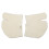 Front Toe Split Socks, 3 Pairs, Milk White 7