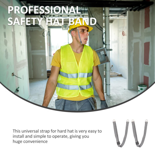 Hard Hat Chin Strap Adjustable Nylon Replacement for Construction Helmet Secure Fit and Comfort 1
