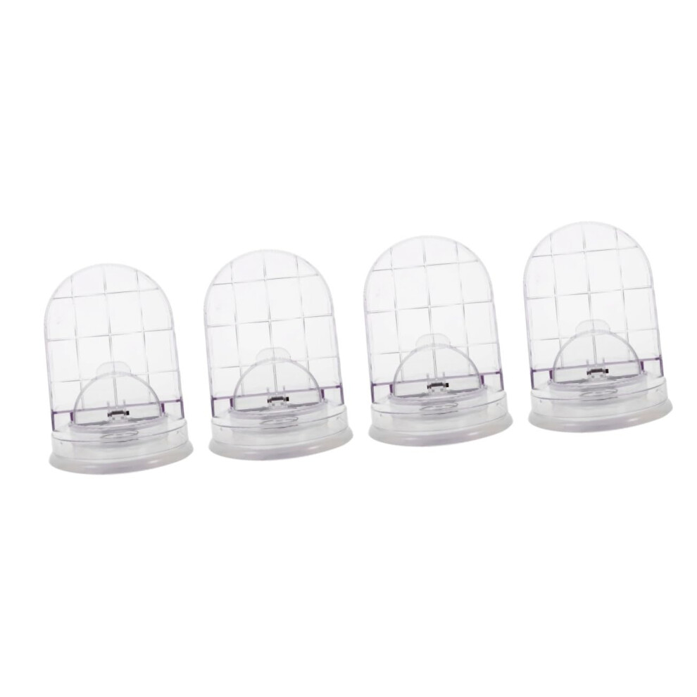 Shower Foot Rest with Suction Cup, NoDrill Installation, AntiSlip Bathroom Foot Rest, 4pcs Set