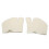 Front Toe Split Socks, 3 Pairs, Milk White 13
