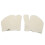 Front Toe Split Socks, 3 Pairs, Milk White 16