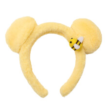 Plush Bear Ear Headband Soft Plush Comfort Cute Animal Ear Hairband for Women Spa or Cosplay
