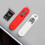 Red SIM Card Ejector Tool with Detachable Keychain, Easy SIM Tray Removal Pin for Smartphone 3