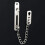 Gold Door Chain Lock with Secure Spring Button, AntiTheft Stainless Steel Security Chain for Home Doors 2