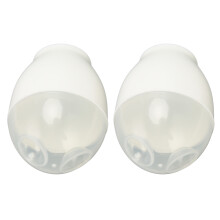 2PCS ABS Microwave Egg Cooker Poacher 9.2cm 3.6in