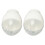 2PCS ABS Microwave Egg Cooker Poacher 9.2cm 3.6in 1