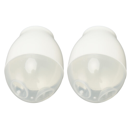 2PCS ABS Microwave Egg Cooker Poacher 9.2cm 3.6in