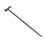 3-Section Wenge Collapsible Walking Cane 89x17cm 16