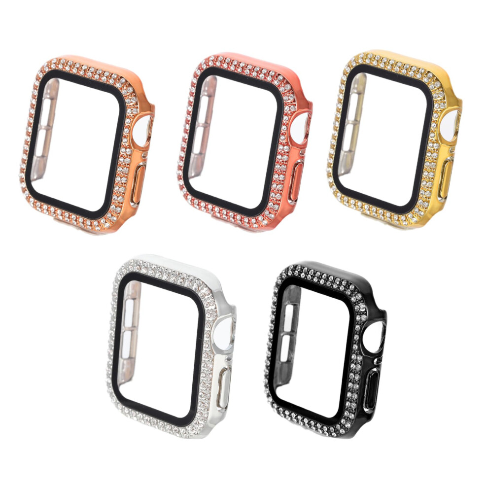 5 Pack Watch Screen Protector Case, Tempered Glass Cover For Smartwatch, Scratchresistant Clear Fit 9771547873556